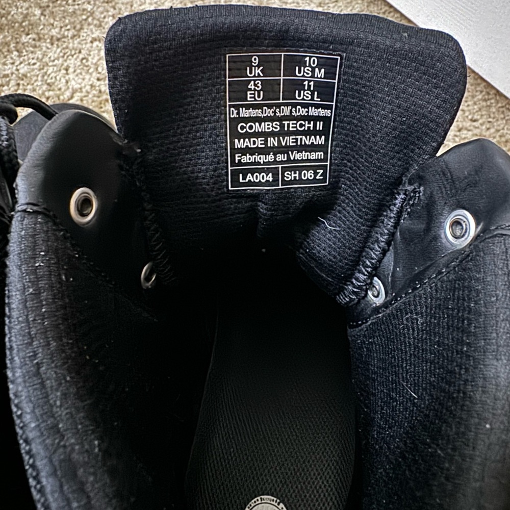 Dr. Martens Combs Tech II 2 Combat Boots - Picture 7 of 12